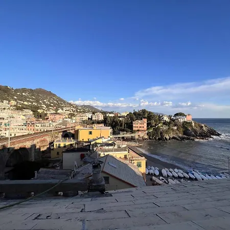 Mansarda Sul Porticciolo 1b/1b 50mq With Seaview Genoa